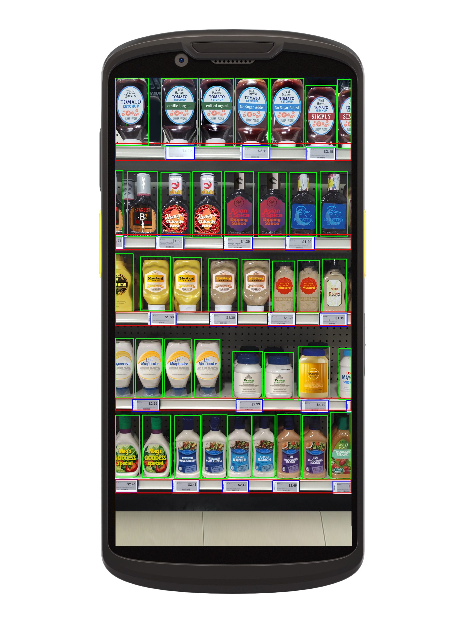 Shelf and Product Localizer Photography Application Zebra Mobile